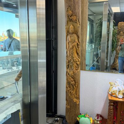 Tượng Bà Quan Âm Trầm Hương Nguyên Khối